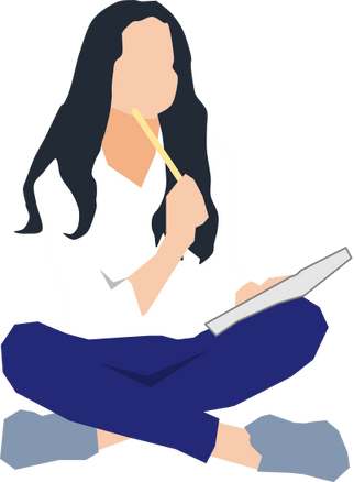 Thinking Man Illustration